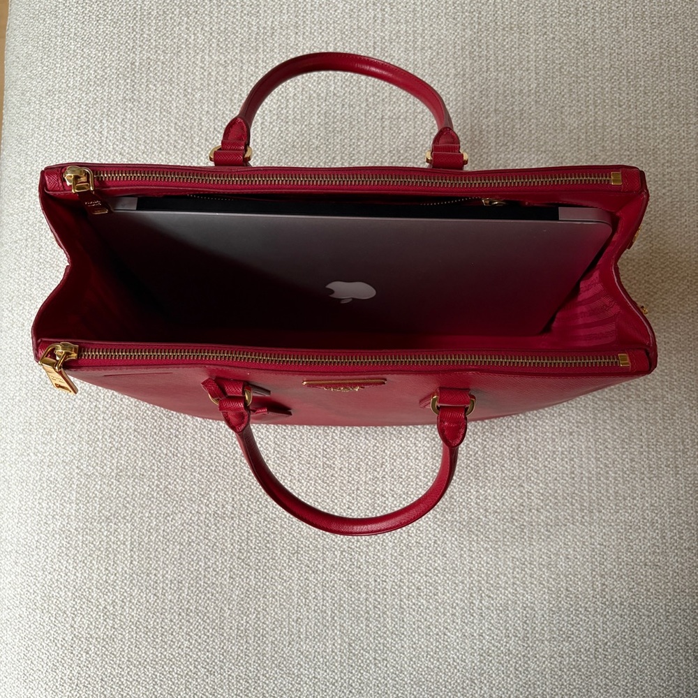 ❤️SOLD❤️❤️Prada Galleria large Saffiano double zip leather bag - Picture 14 of 16